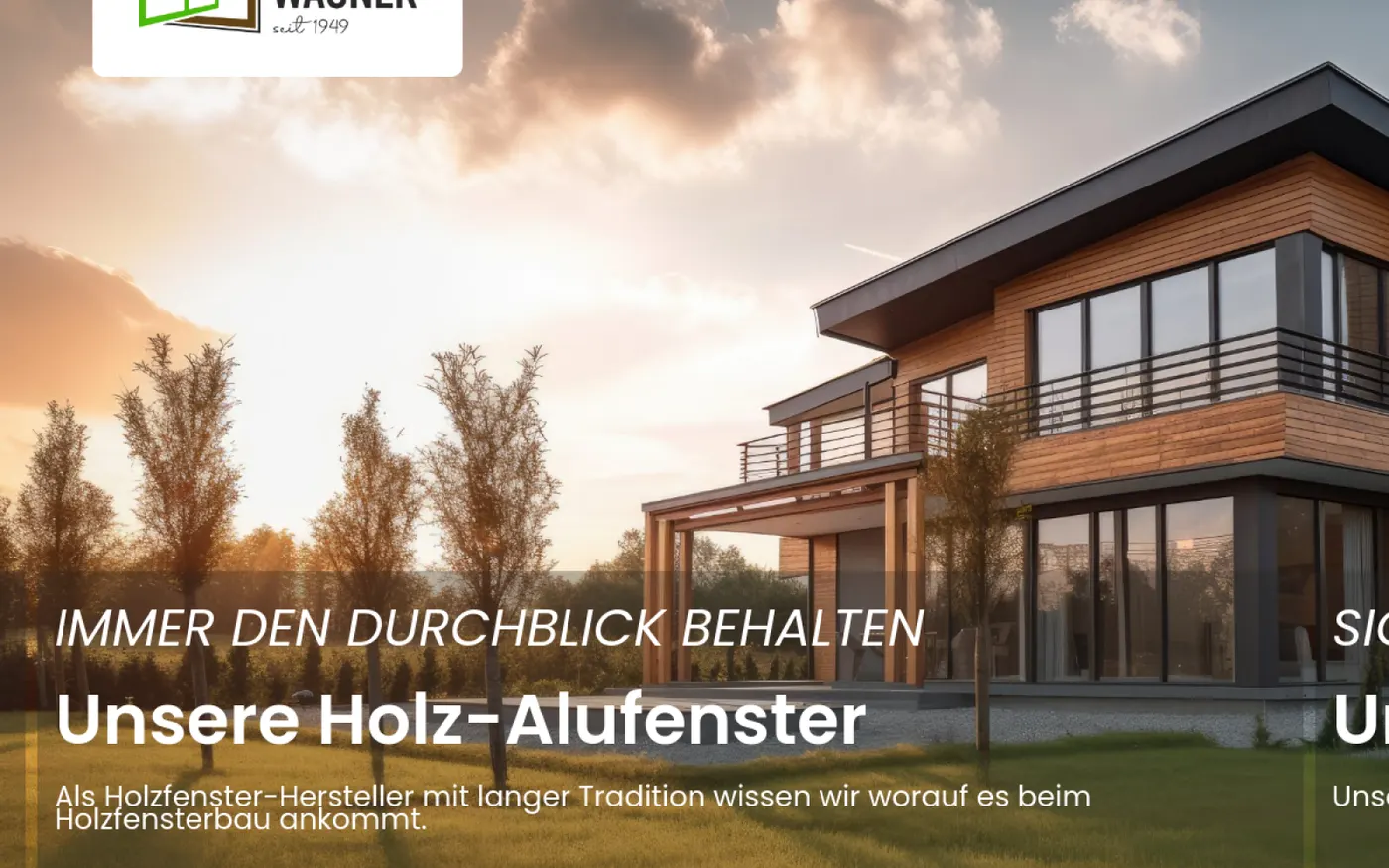 Screenshot der Website von Zwick & Wagner
